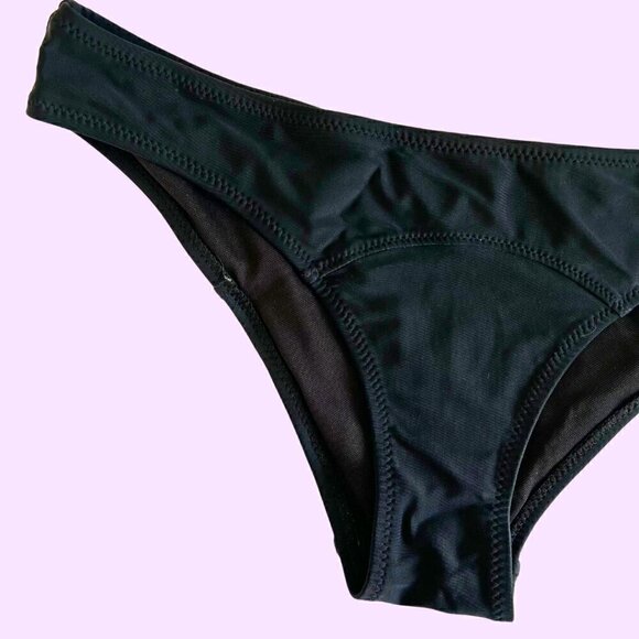 Shekini Black Bikini Swimsuit Bottom - Picture 3 of 4